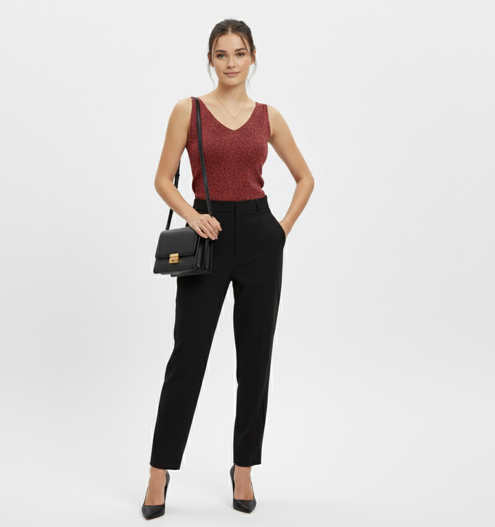 Haut sans manches brillant