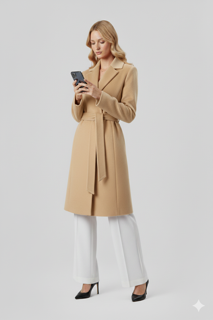 Manteau Tailleur Ceinturée